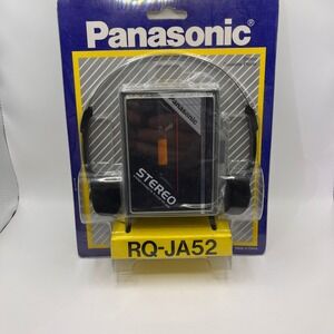 Panasonic RQ-JA52 Stereo Cassette Player Portable Headphones Vintage Retro NEW